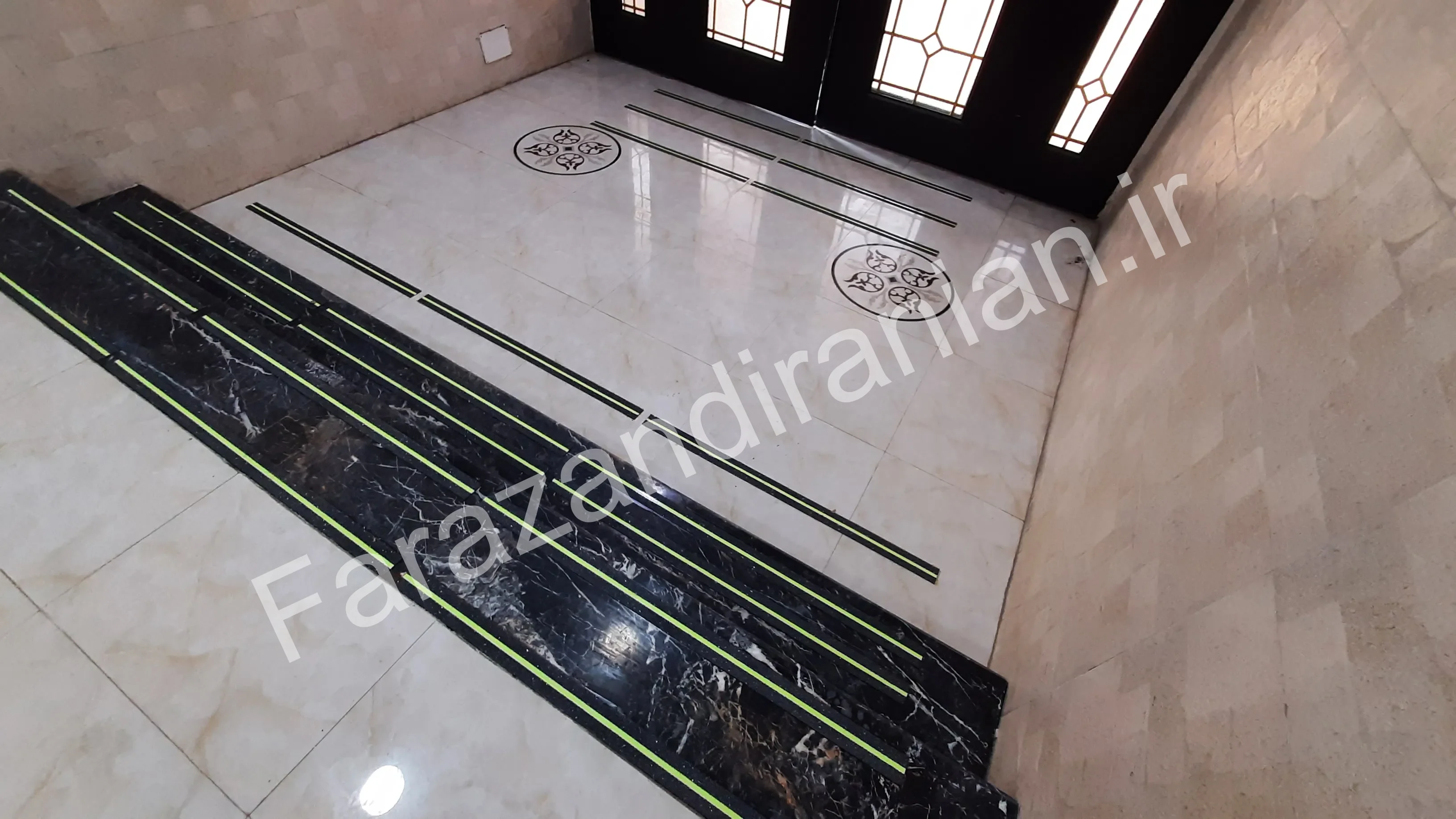 تصویر ۵ از اجرای نوار ضد لغزش در نیروگاه مشهد